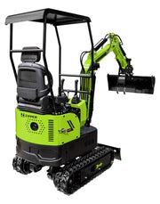 ZIPPER ZI-MBG850DS5, Diesel-Minibagger mit drei Schaufeln