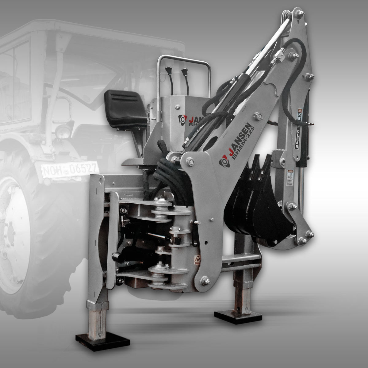 JANSEN BHSM-225, Heckbagger für Traktoren