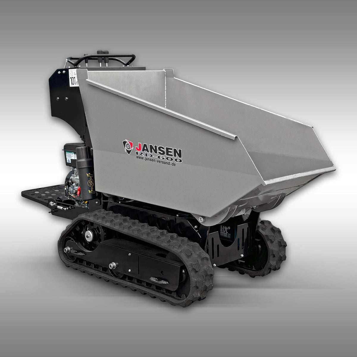 JANSEN RD-600, Raupendumper