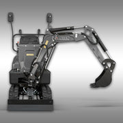 JANSEN MB-500 Komplett-Set, Mikrobagger mit Anbaugeräten