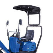 Scheppach EXC815 XXL Set, Benzin-Minibagger mit Zubehör
