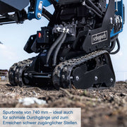 Scheppach MKL730, Kompaktlader mit Ladeschaufel