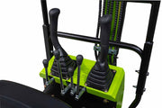 ZIPPER ZI-MBG850DS5, Diesel-Minibagger mit drei Schaufeln