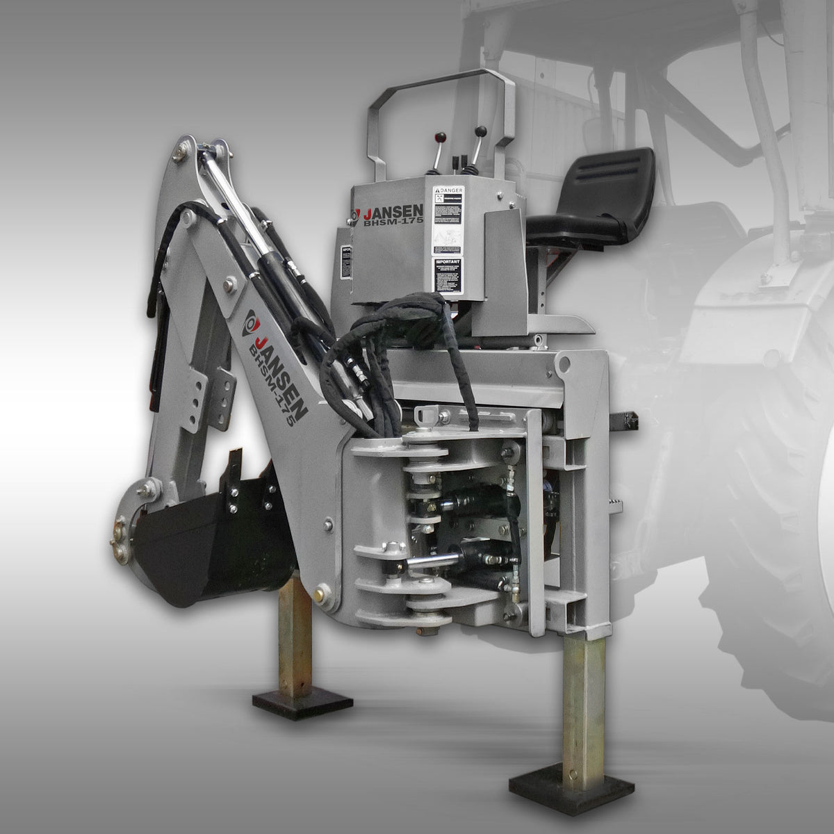 JANSEN BHSM-175, Heckbagger für Traktoren