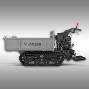 JANSEN RD-800, Raupendumper mit Flachmulde