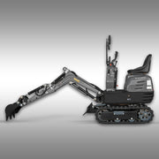 JANSEN MB-500 Komplett-Set, Mikrobagger mit Anbaugeräten