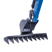Scheppach EXC815 XXL Set, Benzin-Minibagger mit Zubehör